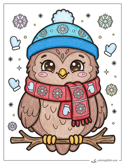 Colored example of this coloring page