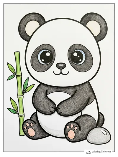 Colored example of this coloring page