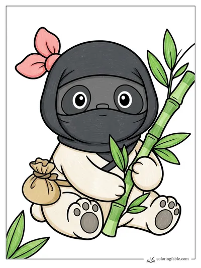 Colored example of this coloring page
