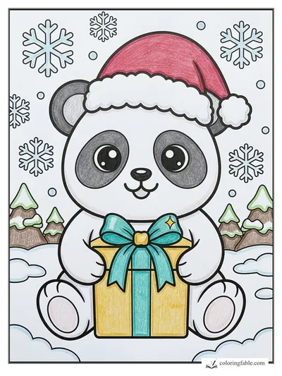 Colored example of this coloring page