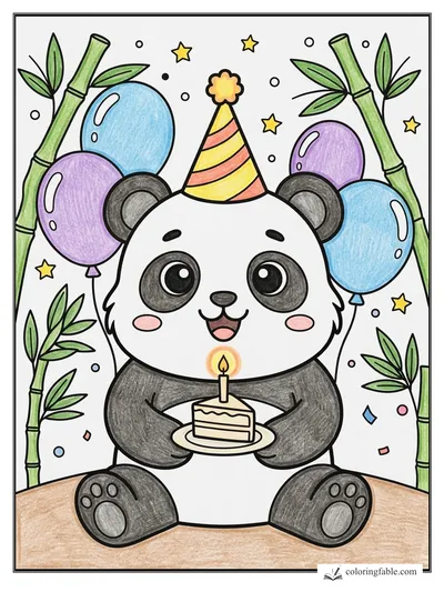 Colored example of this coloring page