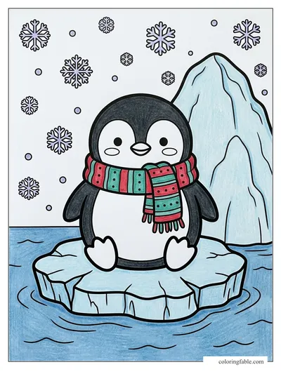 Colored example of this coloring page