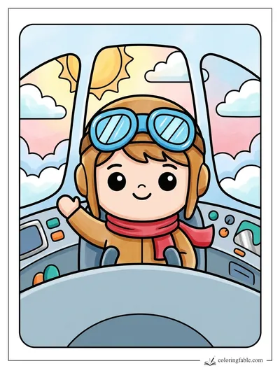 Colored example of this coloring page