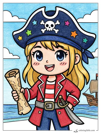 Colored example of this coloring page