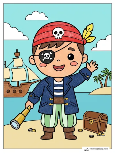 Colored example of this coloring page