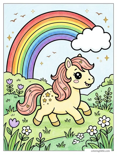 Colored example of this coloring page