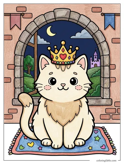 Colored example of this coloring page