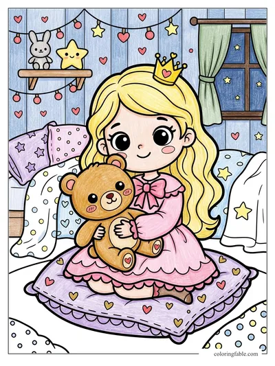 Colored example of this coloring page