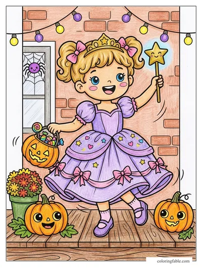 Colored example of this coloring page