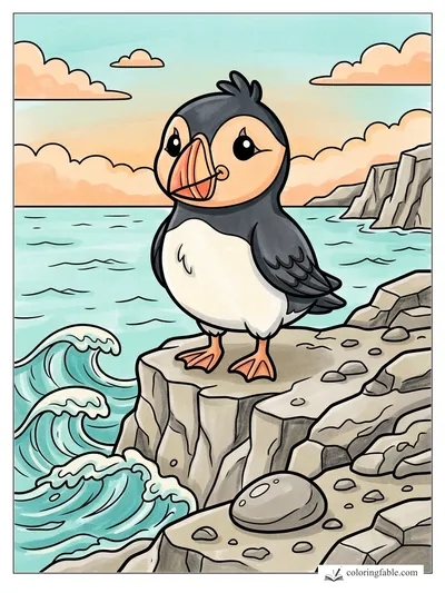Colored example of this coloring page