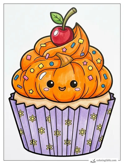 Colored example of this coloring page