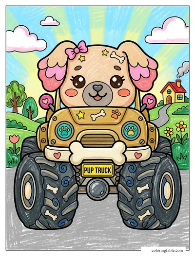 Colored example of this coloring page