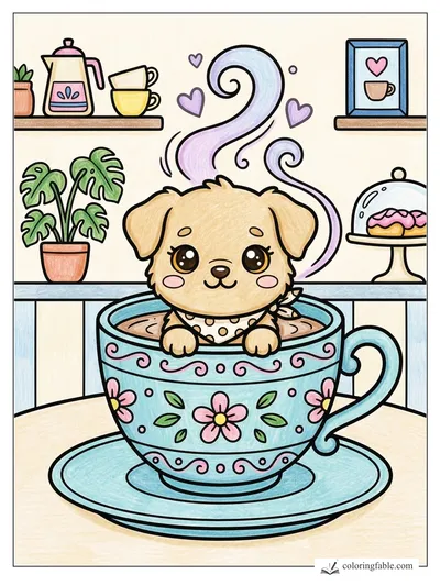 Colored example of this coloring page