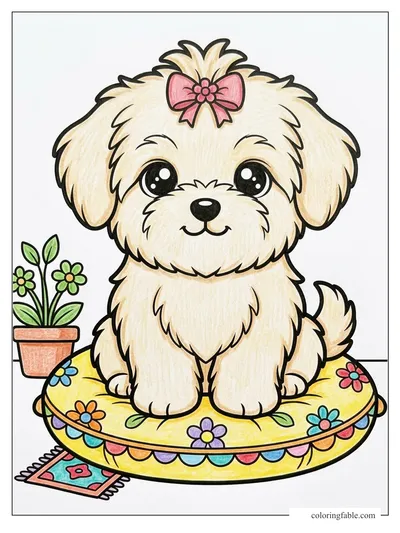 Colored example of this coloring page
