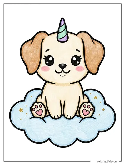 Colored example of this coloring page