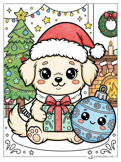 Colored example of this coloring page
