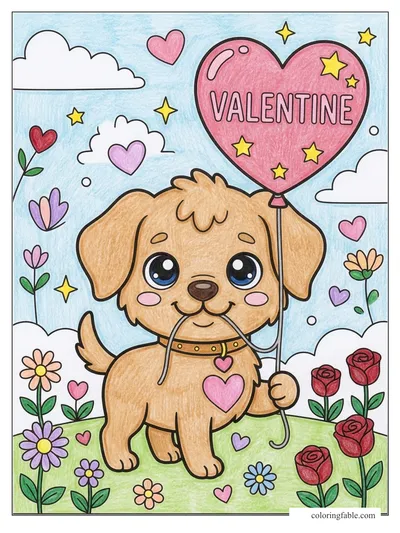Colored example of this coloring page