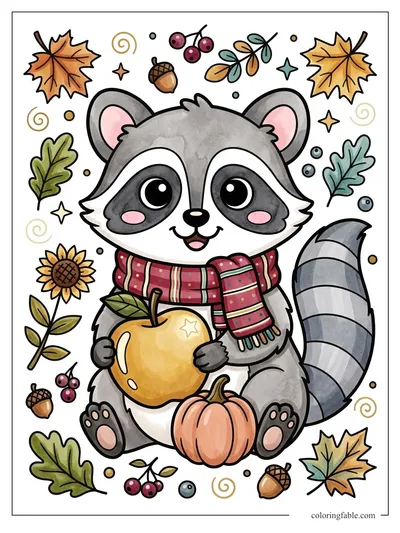 Colored example of this coloring page