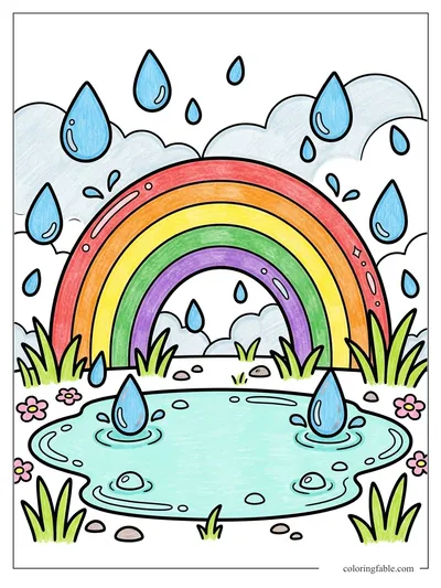 Colored example of this coloring page