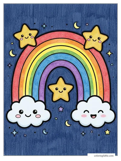 Colored example of this coloring page