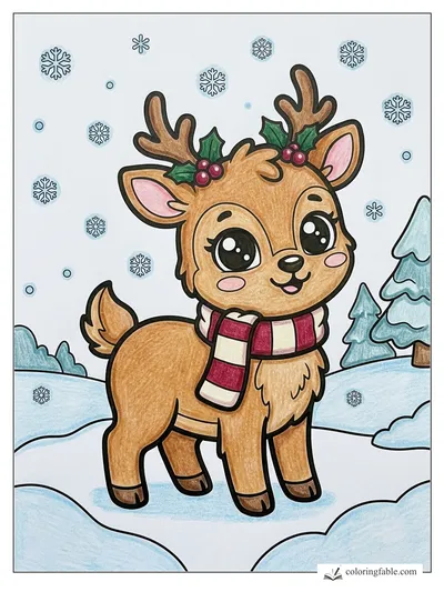 Colored example of this coloring page