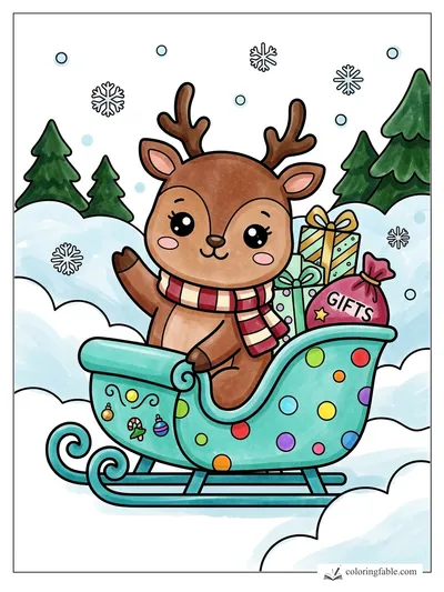 Colored example of this coloring page