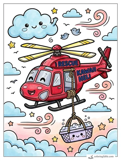 Colored example of this coloring page