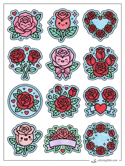 Colored example of this coloring page