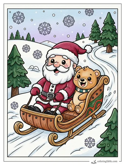 Colored example of this coloring page