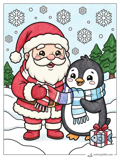 Colored example of this coloring page