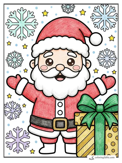 Colored example of this coloring page