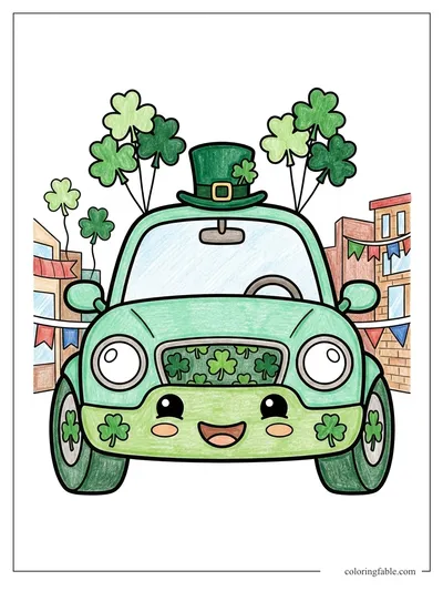 Colored example of this coloring page