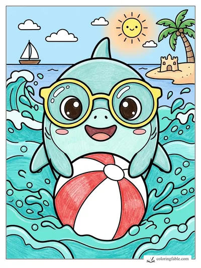 Colored example of this coloring page