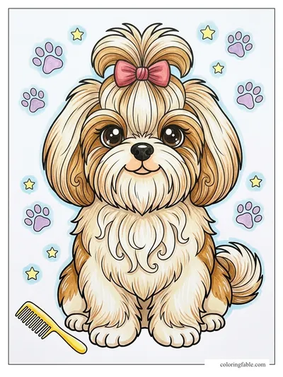 Colored example of this coloring page