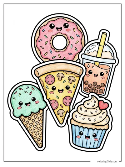 Colored example of this coloring page