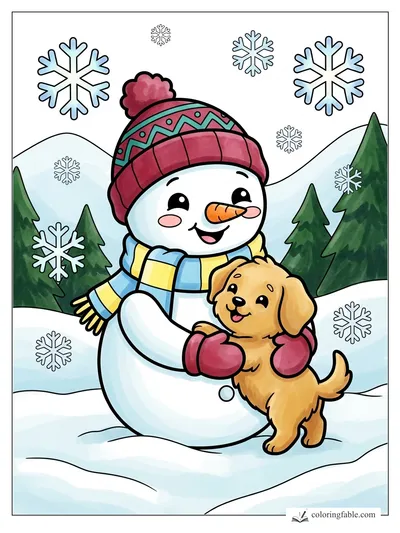 Colored example of this coloring page