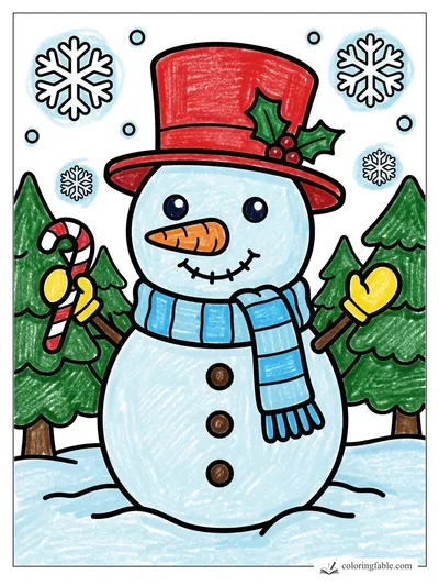 Colored example of this coloring page
