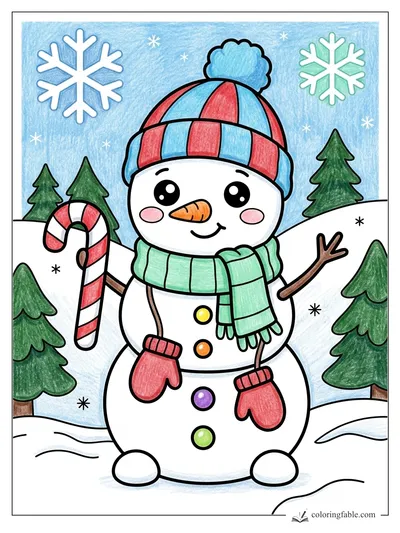 Colored example of this coloring page