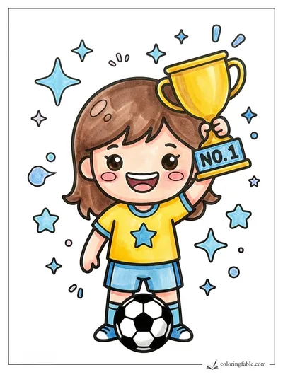 Colored example of this coloring page