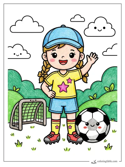 Colored example of this coloring page