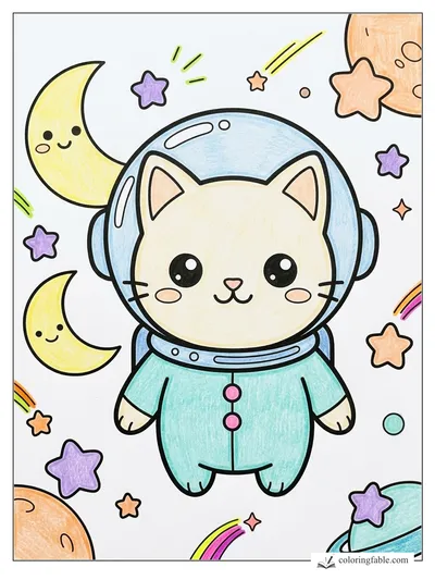 Colored example of this coloring page