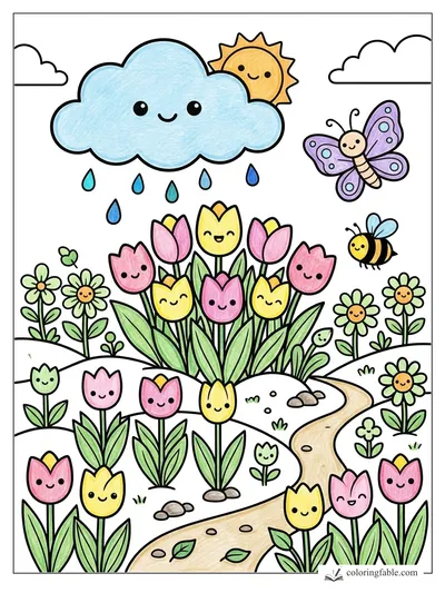 Colored example of this coloring page