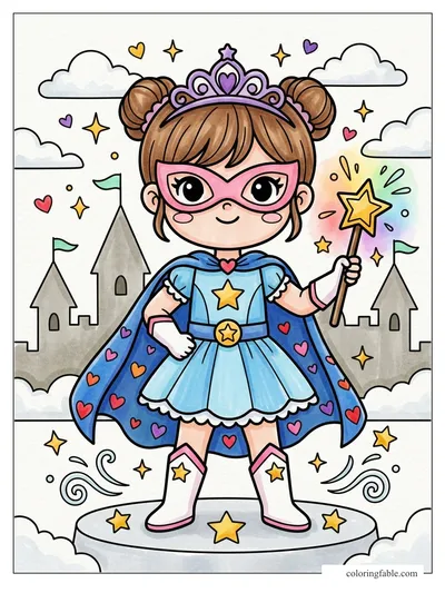 Colored example of this coloring page