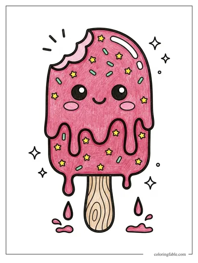 Colored example of this coloring page