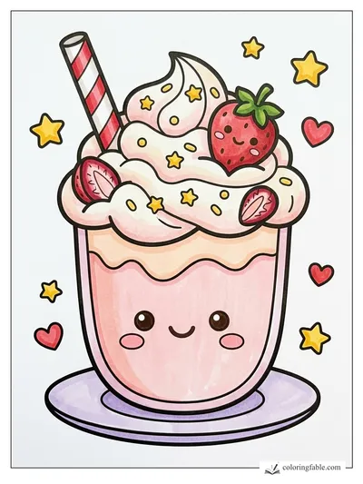 Colored example of this coloring page
