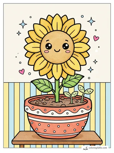 Colored example of this coloring page