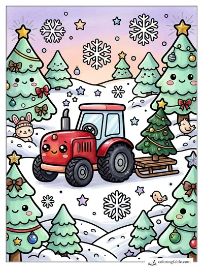 Colored example of this coloring page