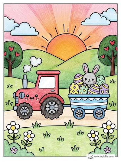 Colored example of this coloring page