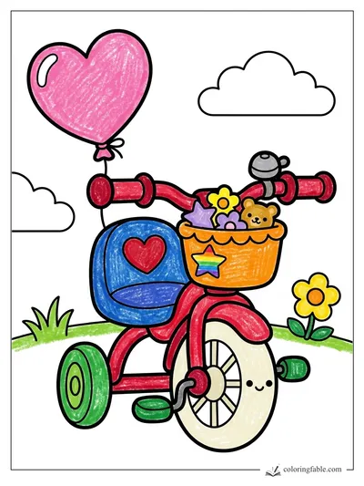 Colored example of this coloring page