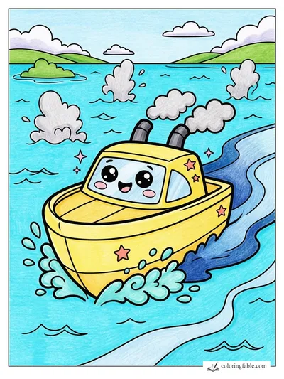 Colored example of this coloring page